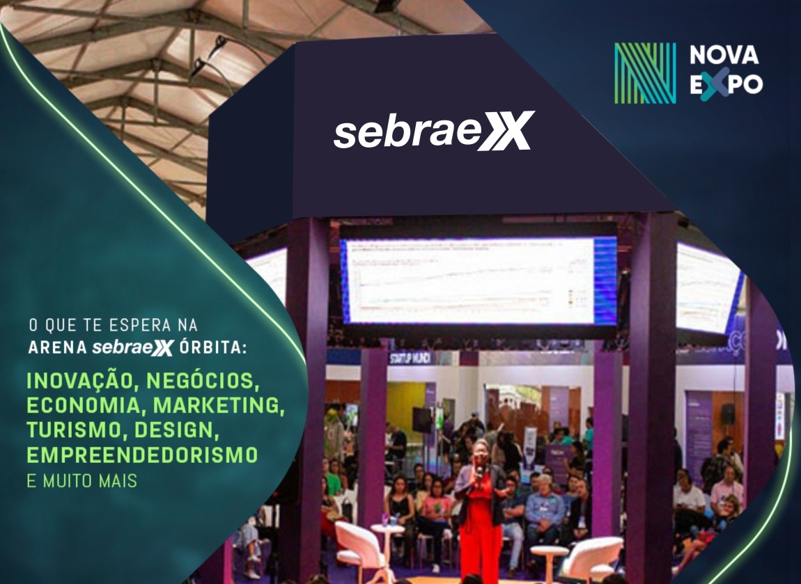 Arena SebraeX rbita promover gerao de conhecimento aos visitantes da Nova Expo