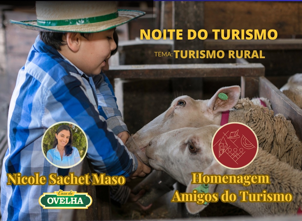 Noite do Turismo ter palestra sobre Turismo Rural e case da Casa da Ovelha