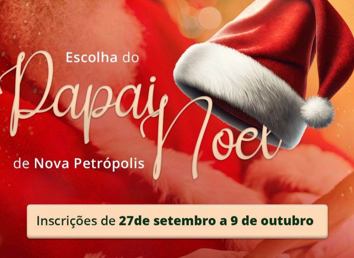 Magia do Natal abre inscries para indito concurso Papai Noel de Nova Petrpolis