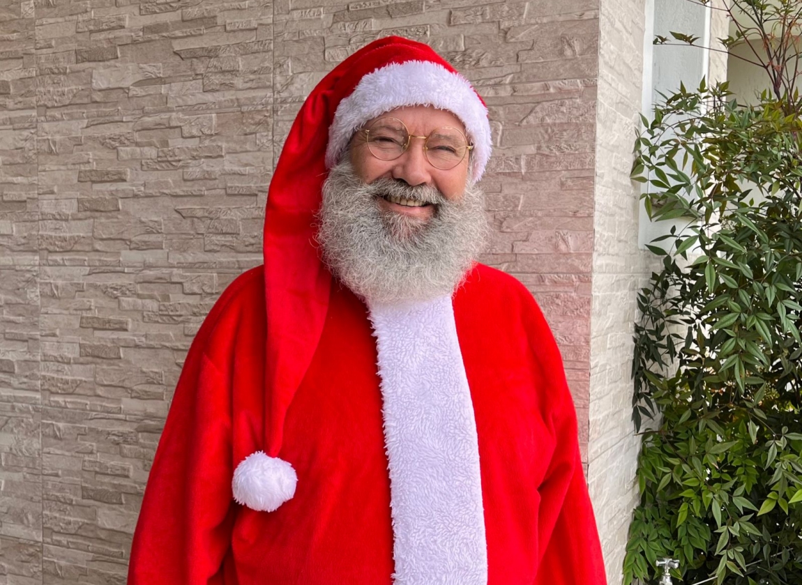 Vilmar Coutinho  o Papai Noel de 2023 da Magia do Natal de Nova Petrpolis