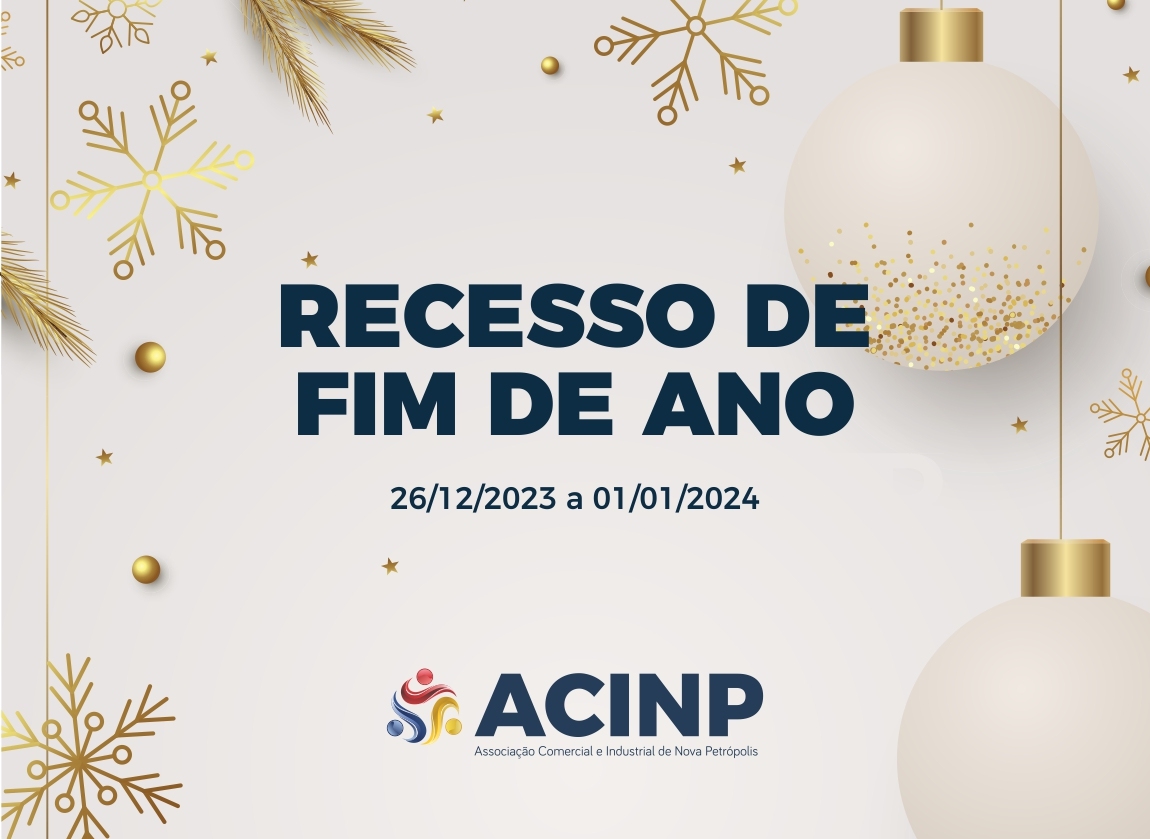 ACINP far recesso de atividades entre Natal e Ano Novo